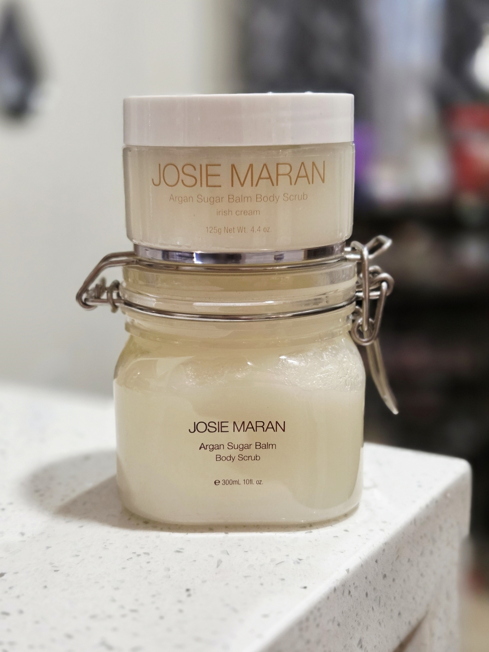 Josie Maran Argan Sugar Balm Body Scrub - Irish Cream & NIGHT FLOWER